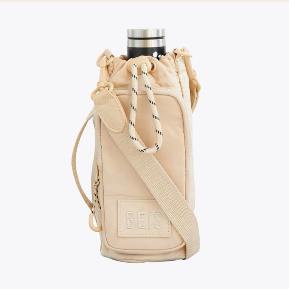 Beis Water Bottle Sling Crossbody Bag Holder  | Beige NWT Discontinued - Picture 1 of 4